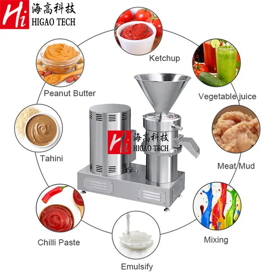Peanut Nuts Colloid Mill Butter Grinder Machine