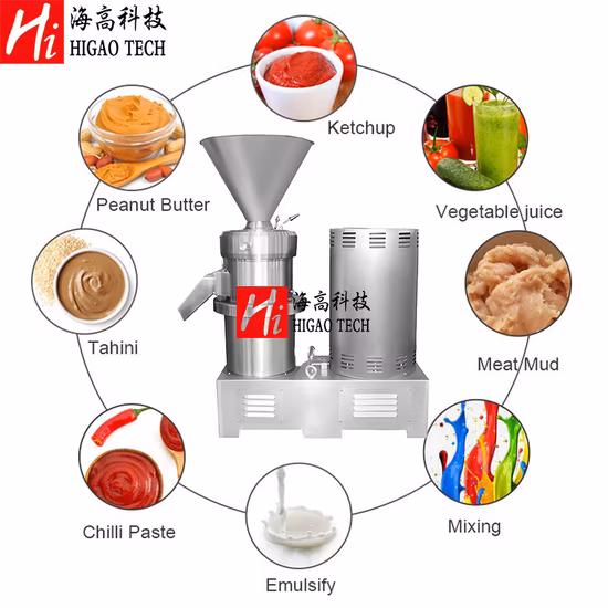 Peanut Nuts Colloid Mill Butter Grinder Machine