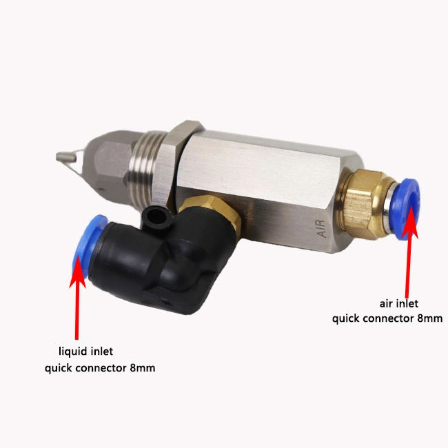 Sv882 30 Degree Ultrasonic Spray Nozzle, Air Atomizing Dry Fog Nozzle