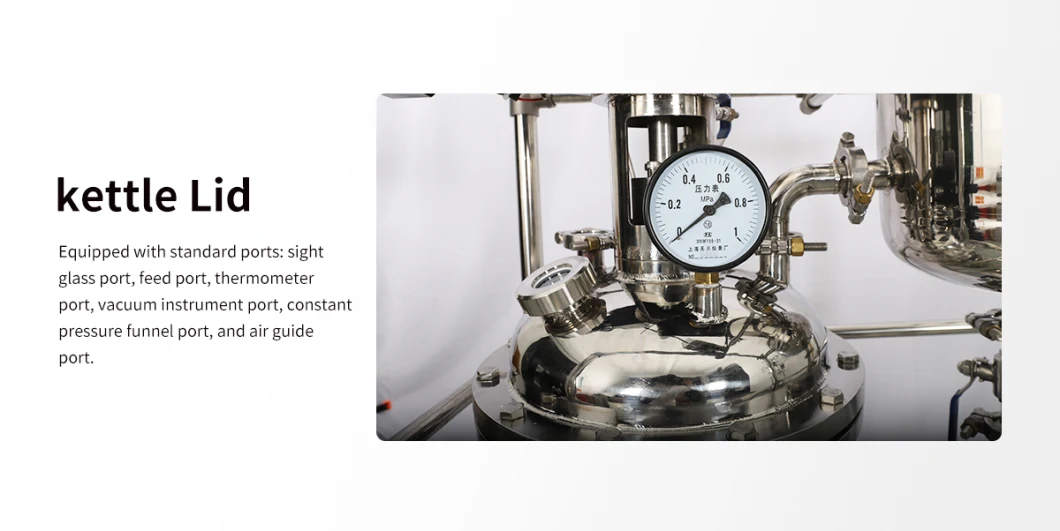 Jacketed Reactor Reaction 20L Liquid Stirring Technical Chemistry Reactions Tanks